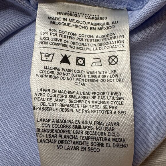 The Nike Tee Size Medium DRI-FIT Tank Athletic Fit Light Blue Running Tennis Gym - Picture 8 of 9